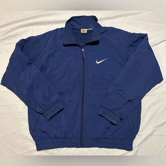 NIKE USA Olympic 1996 Track Field Swoosh Lined Windbreaker Jacket XXL - Picture 3 of 5